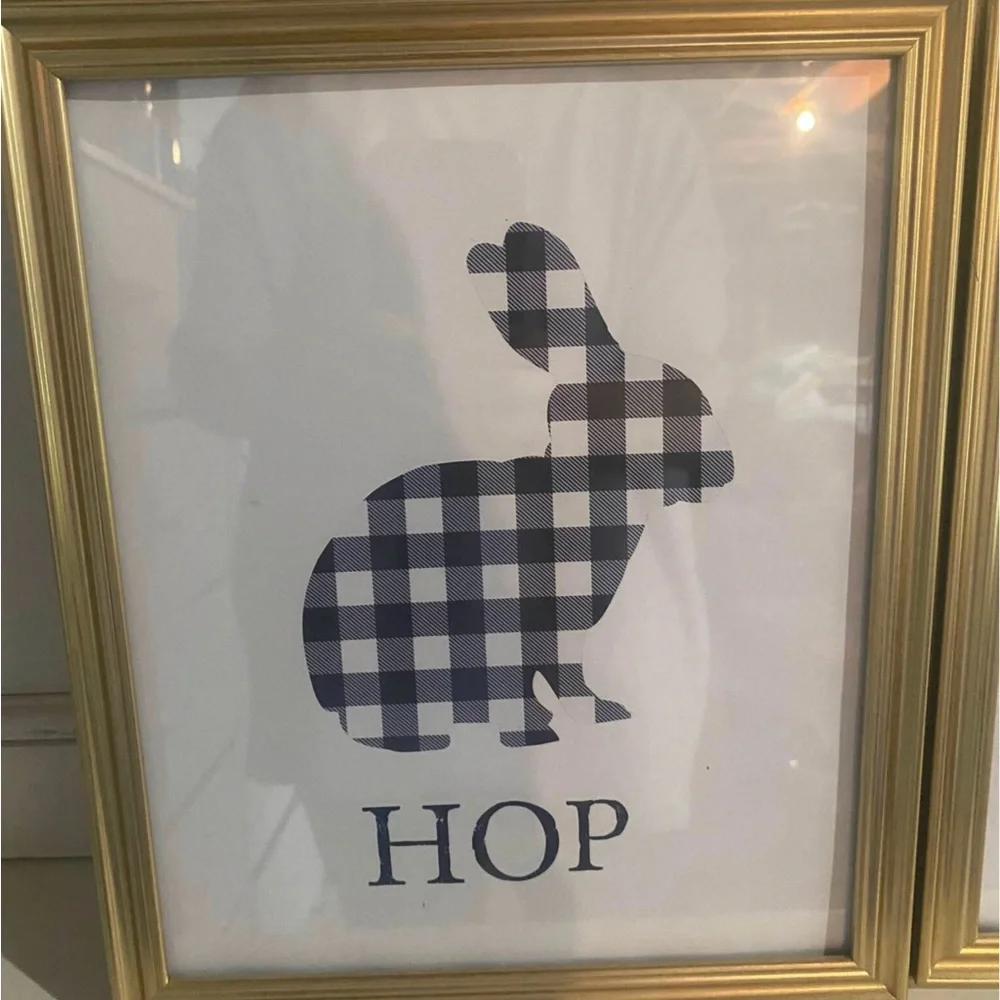 Set of 2 Buffalo Easter Framed Prints